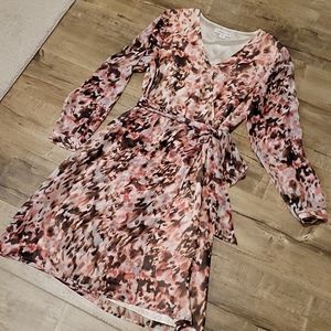 Faux wrap dress 10